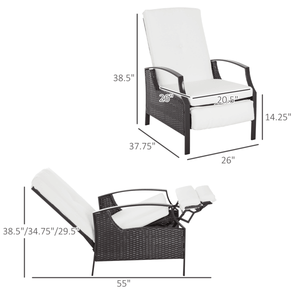 <b>Recliner</b> Sun Lounger for Comfortable Outdoor Relaxation - Product Image 4