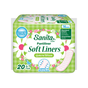 Revestimiento sanitario suave sin fragancia, 16cm, 20 Uds. - Product Image 1