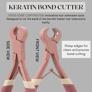 Pinzas Profesionales de Acero Inoxidable para Remover Extensiones de Cabello con Queratina, para Salones de Belleza Premium - Product Image 4