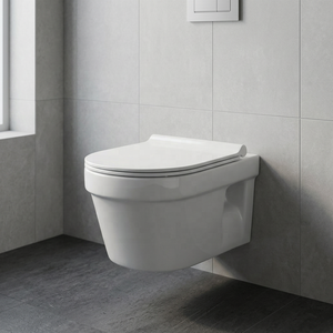 Export Quality European Style Wall Hung Toilet <b>Ceramic</b> Wall Mounted WC <b>Pan</b> Modern Bathroom Sanitary Ware - Product Image 5