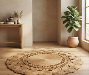 Tapis en jute durables en gros, haute qualité, tressés à la main, antidérapants, style bohème, taille personnalisée, pour usage domestique, tapis écologiques - Product Image 5