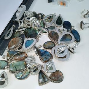 Bagues en argent sterling 925 serties de pierres d'agate naturelles, style ethnique, unisexe, bijoux à porter au quotidien - Product Image 6