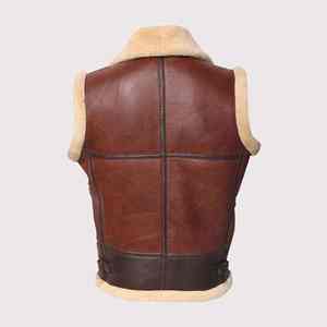 Gilets en cuir classiques pour hommes de qualité supérieure, en cuir de vache véritable, gilet en cuir tendance pour hommes, gilet en cuir - Product Image 3