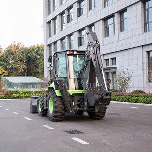 Chargeuse-pelleteuse électrique XC8 C2570EV 4x4 à deux extrémités, excavatrice sur roues à double moteur, machine de terrassement hydraulique, garantie 1 an sur la pompe et la boîte de vitesses - Product Image 6
