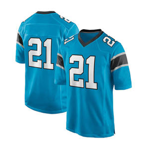 Chaleco Personalizado de Fútbol Americano para Hombre, Reversible, con Estampado Digital 3D, Manga Corta, Transpirable, Tela de Poliéster/Algodón - Product Image 2