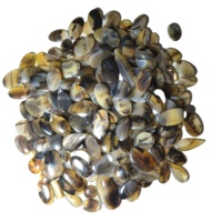 Agate naturelle, cabochon ovale, pierre précieuse en vrac pour la fabrication de bijoux, hauteur 3-6mm, 20-45mm, 8-12g, KHUSHI GEMS STONE, tiers