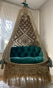 <b>Macrame</b> double Swing Chair, Christmas Gifts,<b>Macrame</b> Round Swing, <b>macrame</b> swing, <b>Macrame</b> Swing Chair, <b>Macrame</b> rocking chair - Product Image 2