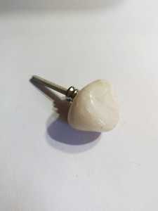 Poignées de tiroir en marbre artisanal pour armoires de luxe et meubles de cuisine - Product Image 2