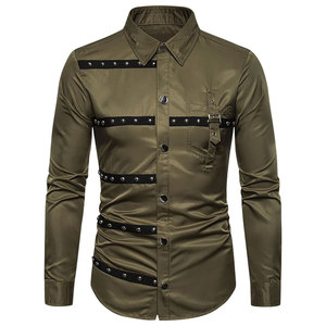 Customized <b>Men's</b> Gothic T-Shirts Steam Punk Retro Holiday Fashion Clothing Wholesale Factory Supplies - Product Image 1