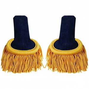Épaulettes en viscose 2026 avec franges dorées, accessoires de décoration pour uniforme et robe de cérémonie - Product Image 4