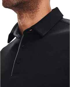 Camiseta Polo Casual de Manga Corta para Hombre, de Secado Rápido, con Patrón Sólido, para Golf, Gimnasio y Deportes, 100% Algodón, Antiarrugas, Tejido de Punto - Product Image 2
