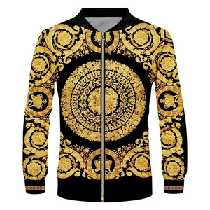 High Quality Customization Breathable Embroidery Plain Dyed Eco-Friendly Reversible Winter Puffer Bomber <b>Jacket</b> Warm Padding - Product Image 1