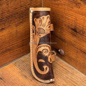 Nouveau porte-drapeau en cuir usiné à la main Durable avec botte de drapeau d'étrier pour selles de cheval accessoires de support de drapeau pour l'entraînement de cheval - Product Image 5