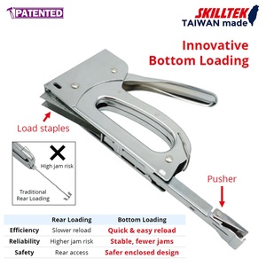 Universal 3-in-1 Industrial DIY <b>Staple</b> Gun Compatible 140/53/13 Series <b>Staples</b> Heavy-Duty Steel No-Switch Manual Tacker OEM/ODM - Product Image 3