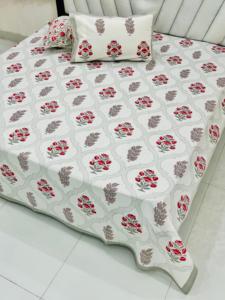 Draps de lit king size de qualité supérieure, 2 taies d'oreiller réversibles, imprimé élégant, tissu doux, prix de gros pour la chambre à coucher - Product Image 3