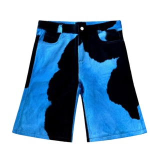 Shorts en cuir de vachette pour femmes, cuir de vachette véritable de qualité supérieure, taille haute, tendance, mode décontractée, streetwear, étiquette OEM personnalisée - Product Image 4