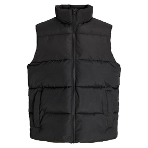 Chaleco de plumón con logotipo personalizado OEM, chaleco grueso y cálido de color contrastante, chaleco informal de invierno reversible, chaleco acolchado para hombre, tallas personalizadas - Product Image 1