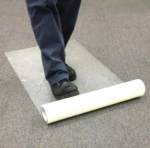 Película Protectora Temporal Autoadhesiva para Alfombras, Translúcida y Suave, Fabricada en Corea, para Superficies de Piso - Product Image 2