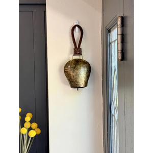 Campana de Latón de Primera Calidad, Artesanía Religiosa, Decoración Navideña, Campana con Asa de Metal de Moda para Decoración de Iglesias y Templos - Product Image 3