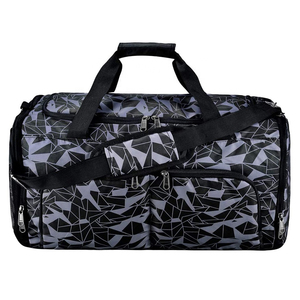 Blue Gym <b>Duffel</b> <b>Bag</b> with Adjustable Strap Large Capacity Polyester Casual Style Zipper Closure Unisex Fitness <b>Bag</b> - Product Image 1