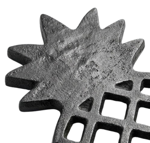 Salvamanteles de Hierro Fundido Negro con Diseño de Piña, Resistente al Calor, Decoración Novedosa para Mesa de Cocina - Product Image 3