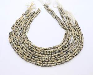 Perles en forme de tube lisses en Starmox naturel AAA, perles en pierre précieuse en tube de Starmox naturel, 14 pouces, perles simples en Starmox pour la fabrication de bijoux - Product Image 1