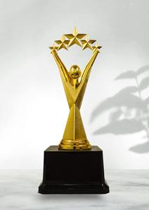 Trofeo Metálico Elite India para Programas de Reconocimiento de Excelencia de Empleados de Empresa, Trofeo a Precio de Mayoreo con Suministro Directo - Product Image 5