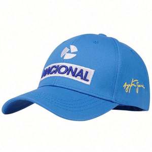 Gorra de Béisbol con Logotipo Personalizado, Bordado 3D de Piloto de Carreras, Impresión Digital, Estilo Urbano, Visera Curva, Estilo Deportivo, 100% Algodón - Product Image 1