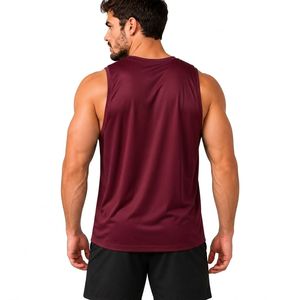 Camisetas Deportivas al Por Mayor OEM, Camisetas sin Mangas Personalizadas para Hombre, Ropa Deportiva, Camisetas de Entrenamiento Personalizadas para Hombre - Product Image 2