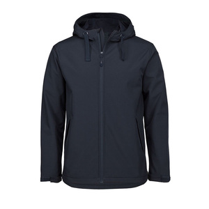 Chaqueta de Forro Polar con Capucha para Hombre, Corte Regular, Exterior de Poliéster, Cierre de Cremallera, Ropa Casual de Otoño, Chaqueta Cortavientos de Softshell - Product Image 3