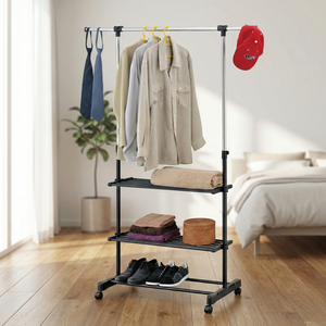 Moderno Perchero Metálico Ajustable para Ropa, Mueble para el Hogar, Estilo Taiwanés - Product Image 4