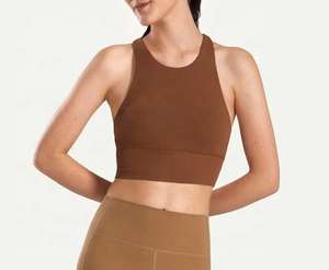 เสื้อชั้นในกีฬา Nesta Sports แบบสั่งทำพิเศษ รองรับสูง ระบายอากาศได้ดี สายไขว้หลัง ผลิตจากผ้าสแปนเด็กซ์และไนลอน ยืดหยุ่นสูง เหมาะสำหรับออกกำลังกาย โยคะ และเล่นกีฬาสำหรับผู้หญิง - Product Image 4