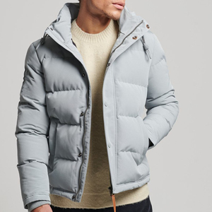 <b>Men</b> Puffer <b>Jacket</b> Classic Quilted Winter Outerwear <b>Lightweight</b> Warm Insulated Fabric Comfortable Coat For Daily Casual Wear - Product Image 6