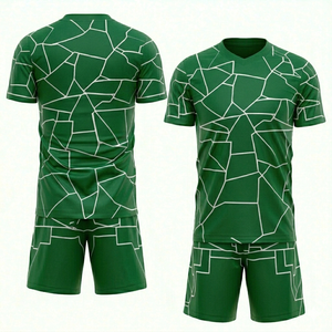 Conjunto de Uniforme de Fútbol Sublimado con Logotipo Personalizado, Uniformes de Entrenamiento de Secado Rápido, Equipación de Club, Estilo Retro, Corte 100% Automatizado - Product Image 5