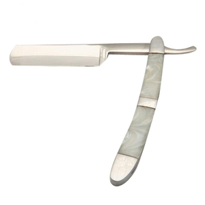 Azicon's Classic Straight Edge Barber <b>Razor</b> Stainless Steel Folding Cutthroat Shaver Manual Salon Shaving Tool Equipment Body - Product Image 3