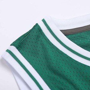 Maillot de basket sans manches respirant et antibactérien à imprimé animal, vêtement de sport décontracté d'été 100% polyester personnalisé - Product Image 5