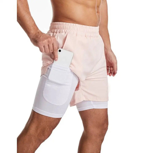 New Arrival <b>Men</b> Sports Gym <b>Shorts</b> <b>Elastic</b> Drawstring Breathable Fitness Jogger Training <b>Shorts</b> - Product Image 2