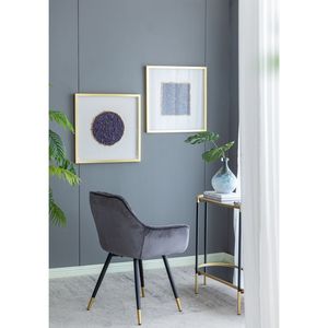 Decorazioni da Parete in Cristallo Viola Lillian, Set di 2, 60x60 cm, Eleganti Adesivi Murali in Cristallo - Product Image 6