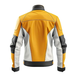 เสื้อแจ็คเก็ตหนังสำหรับขี่มอเตอร์ไซค์ผู้ชายขายส่งปี 2026 ระบายอากาศได้ดี คุณภาพพรีเมียม รับทำโลโก้ตามสั่ง คุณภาพสูง ใช้ได้ทุกฤดู ODM OEM - Product Image 2