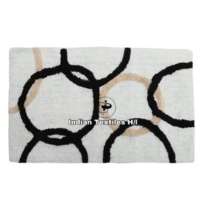 Alfombra de Baño de Lujo en Oferta, Garantía de Calidad, 100% Algodón, Alfombra de Piso Duradera, Hecha a Máquina, Ecológica, Floral ITHL - Product Image 3