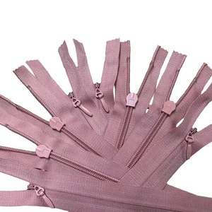 Wholesale # 5 Nylon Closed End Sself-locking Hidden Invisible <b>Zipper</b> High Quality Size 5 Invisible <b>Zipper</b> - Product Image 5