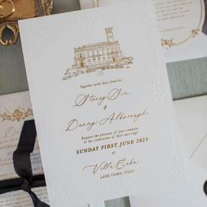 Invitación de Boda Moderna Personalizada con Color y Texto a Medida, Calidad Estable para Lugares de Boda y Compradores B2B en Todo el Mundo - Product Image 3