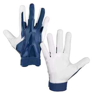 Gants de football américain personnalisés très demandés pour adultes et jeunes, en nylon de haute qualité, ajustement confortable, SALUBRIOUS SPORTS - Product Image 2