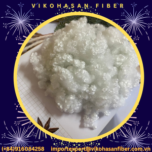 Manufacturer's Recycled 15d White Virgin Hollow Conjugated Polyester Staple Fiber for <b>Sofa</b> Cushions Toy <b>Stuffing</b> Spinning - Product Image 2