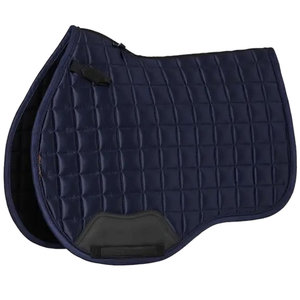 Euro Cavall Tapis de selle d'équitation pour dressage et saut, en tissu satiné Loire, avec doublure en maille et tissu extérieur mat brillant, très vendu - Product Image 1