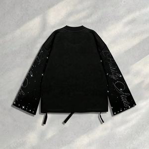 Nouveau design, vente en gros, survêtement d'hiver long, personnalisé avec logo brodé, en pur coton, style formel, hip-hop, streetwear, décontracté, coupe ample et tendance - Product Image 3