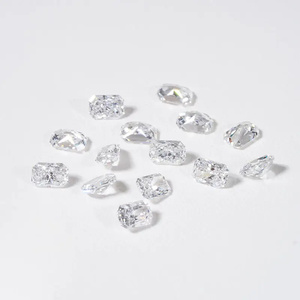 Wholesale Price Solitaire Radiant Shape Excellent Cut DEF Color 0.60/pc VS-Si Lab Grown CVD HPHT Loose Diamonds For Ring making - Product Image 2