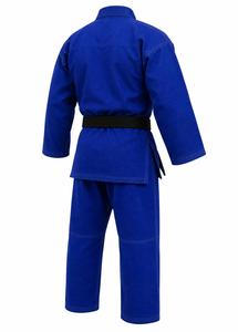 Ensemble de judogi unisexe pour adultes, coupe classique, durable, respirant, léger, en polyester/coton teint uni, vêtements d'arts martiaux, ensemble de taekwondo - Product Image 3