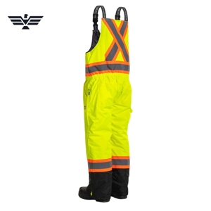 Custom Cotton Hi Vis Insulated Reflective Safety <b>Waterproof</b> Windproof Winter Work Coveralls Unisex Industrial - Product Image 6