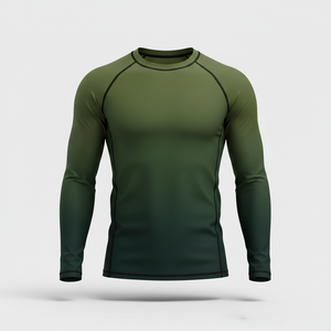 Camiseta Deportiva de Compresión Unisex de Manga Larga, Personalizable por Sublimación, para BJJ, MMA, Jiu Jitsu, Entrenamiento sin Gi - Product Image 6